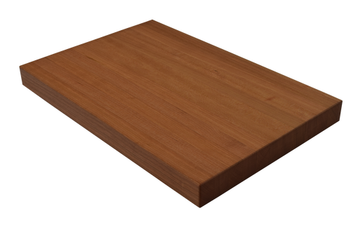 Over The Counter Cherry Wood Edge Grain Cutting Board, Includes