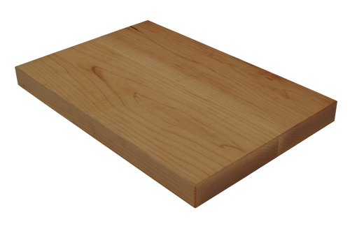 Maple with Large Red Stripes Cutting Board