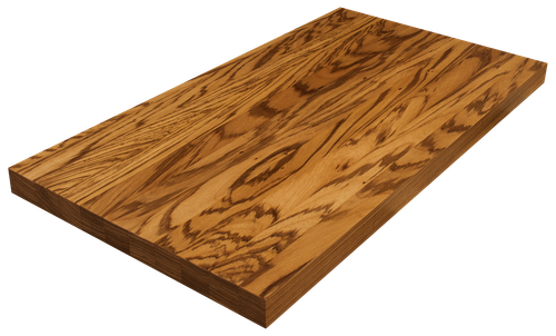 Zebrawood Edge Grain Butcher Block Countertop - Hardwood Lumber Company