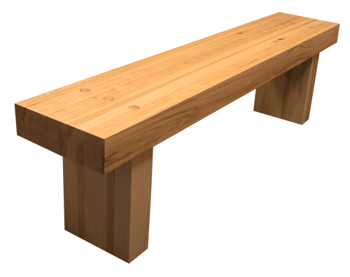 hardwood bench seats