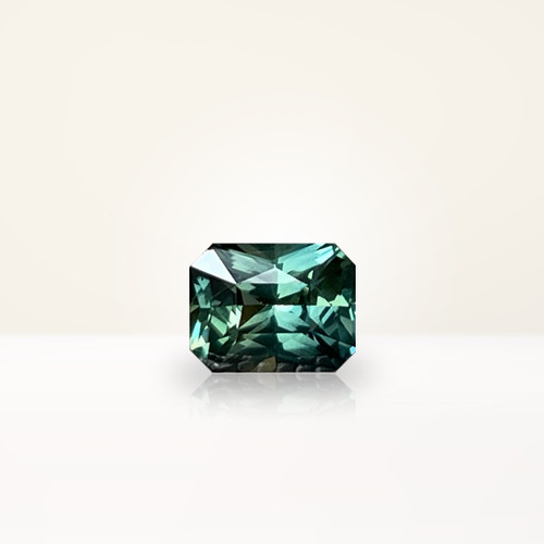1.14 ct Radiant Teal Sapphire - Nolan and Vada