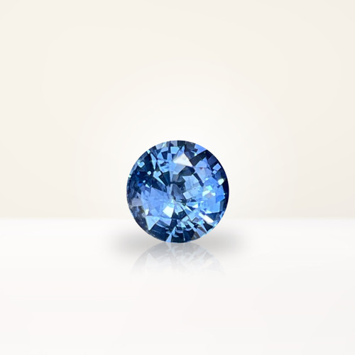 1.06 ct Round Blue Sapphire - Nolan and Vada