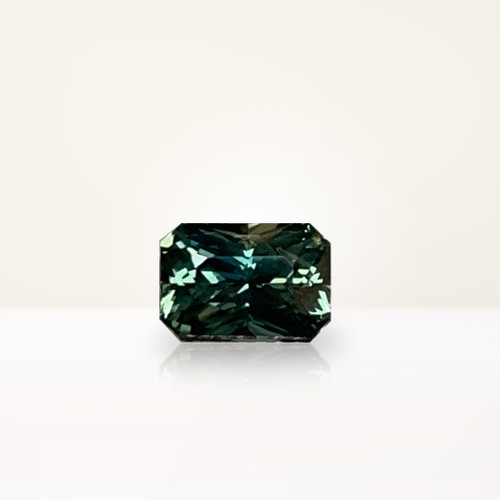 1.63 ct Radiant Teal Sapphire - Nolan and Vada
