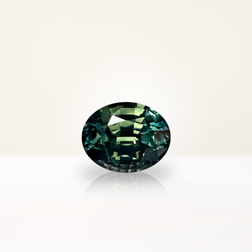 1.63 ct Oval Australian Parti Teal Sapphire - Nolan and Vada