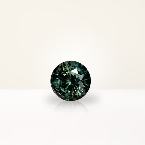 1.03 ct Round Australian Parti Teal Sapphire - Nolan and Vada