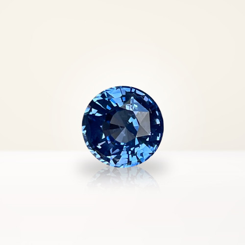 1.76 ct Round Blue Sapphire - Nolan and Vada