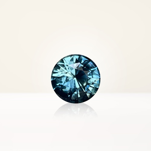1.58 ct Round Teal Sapphire - Nolan and Vada