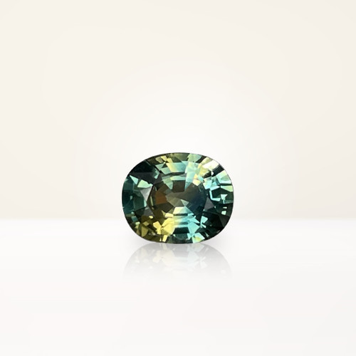 1.10 ct Oval Australian Parti Teal Sapphire - Nolan and Vada