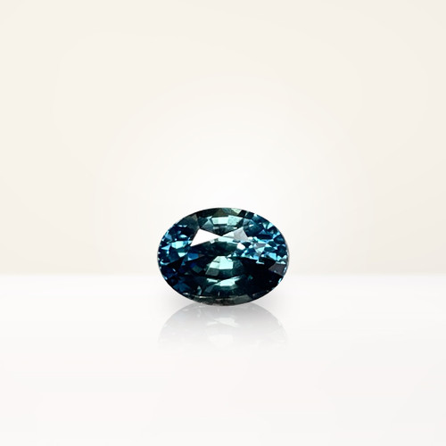 1.09 ct Oval Teal Sapphire - Nolan and Vada