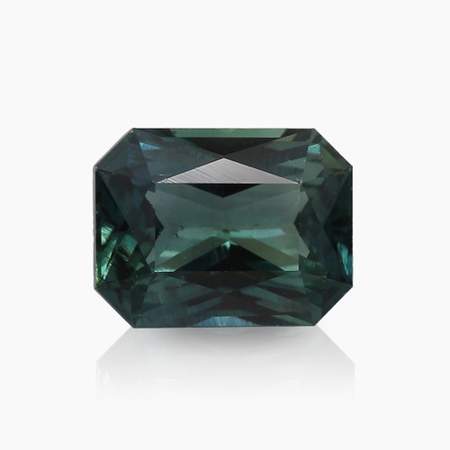 1.67 ct Radiant Teal Sapphire - Nolan and Vada