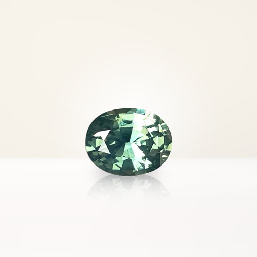 1.24 ct Oval Teal Sapphire - Nolan and Vada