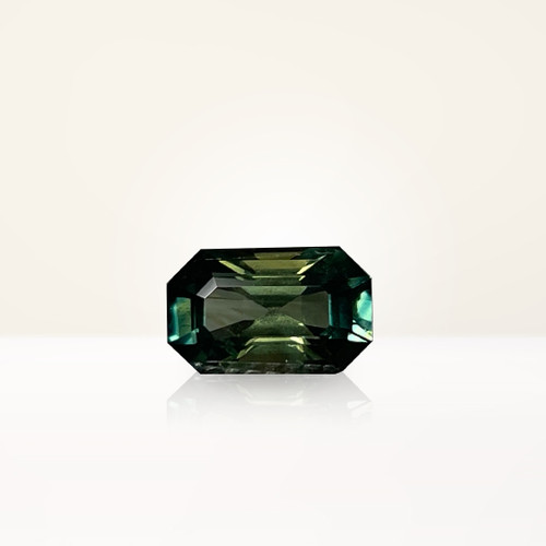 1.44 ct Radiant Australian Parti Teal Sapphire - Nolan and Vada