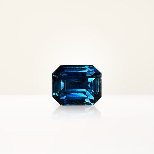 1.52 ct Emerald Cut Teal Sapphire - Nolan and Vada
