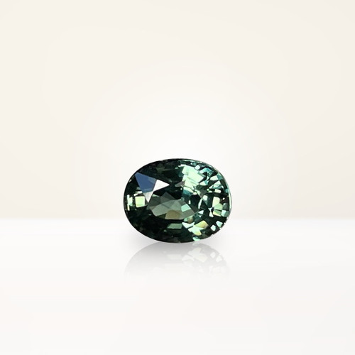 1.13 ct Oval Australian Parti Teal Sapphire - Nolan and Vada