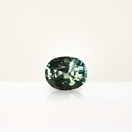 1.25 ct Oval Australian Parti Teal Sapphire - Nolan and Vada