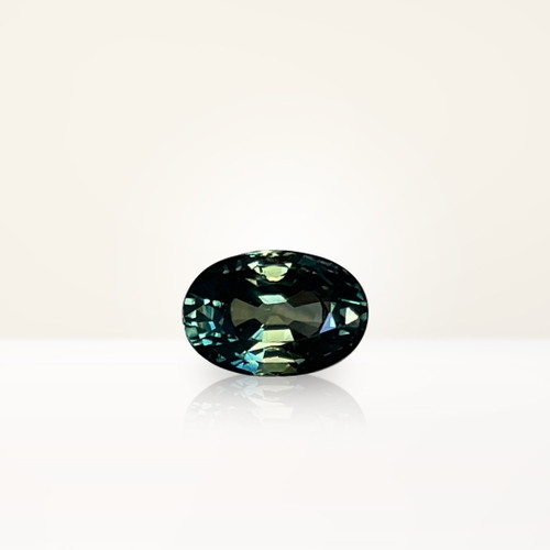 1.12 ct Oval Australian Parti Teal Sapphire - Nolan and Vada