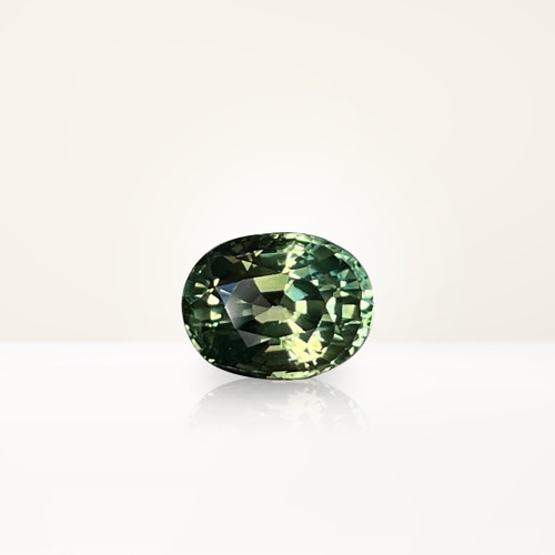 1.61 ct Oval Australian Parti Teal Sapphire - Nolan and Vada
