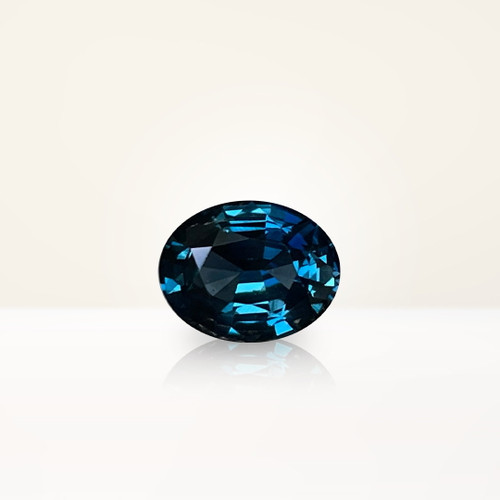 1.62 ct Oval Teal Sapphire - Nolan and Vada