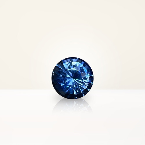 1.2 ct Round Blue Sapphire - Nolan and Vada