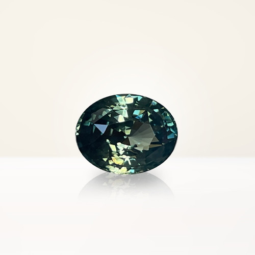2.51 ct Oval Teal Sapphire - Nolan and Vada