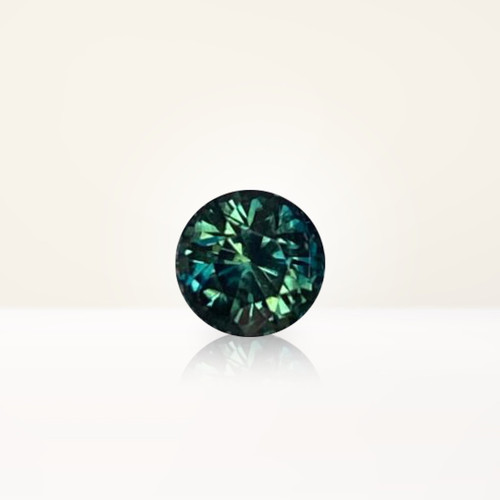 1.23 ct Round Teal Sapphire - Nolan and Vada
