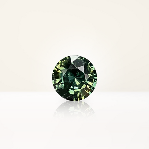 1.04 ct Round Teal Sapphire - Nolan and Vada