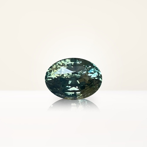 2.06 ct Oval Teal Sapphire - Nolan and Vada