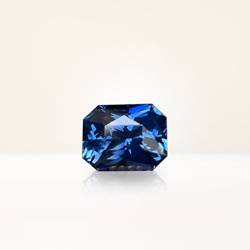 1.43 ct Radiant Blue Sapphire - Nolan and Vada
