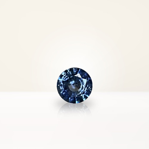 0.63 ct Round Blue Sapphire - Nolan and Vada