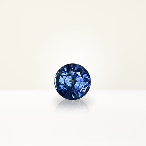 0.79 ct Round Blue Sapphire - Nolan and Vada