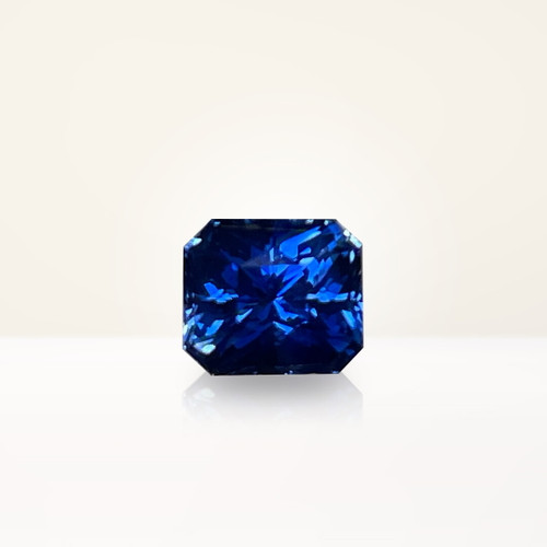 1.36 ct Radiant Blue Sapphire - Nolan and Vada