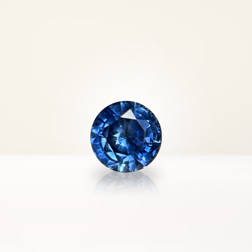 1.02 ct Round Blue Sapphire - Nolan and Vada