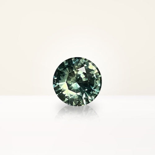 1.54 ct Round Teal Sapphire - Nolan and Vada
