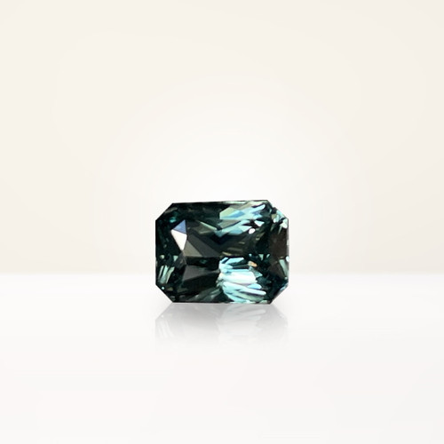 1.06 ct Radiant Teal Sapphire - Nolan and Vada