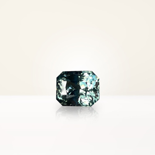 1.08 ct Radiant Teal Sapphire - Nolan and Vada