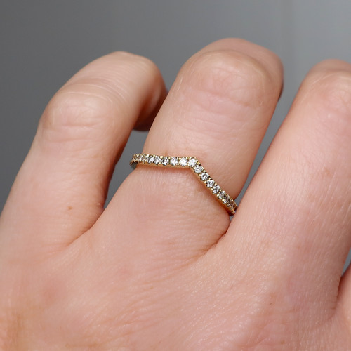 Vera - Womens 14k Yellow Gold Wedding Band