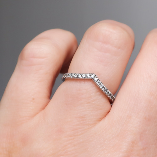 Vera Lab - Womens 14k White Gold Wedding Band