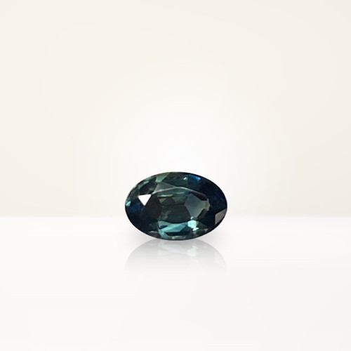 0.56 ct Oval Teal Sapphire - Nolan and Vada 0.56 ct Oval Teal Sapphire - Nolan and Vada