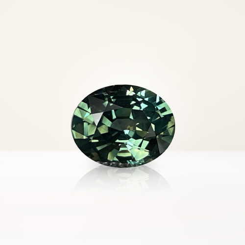 2.41 ct Oval Australian Parti Teal Sapphire - Nolan and Vada 2.41 ct Oval Australian Parti Teal Sapphire - Nolan and Vada