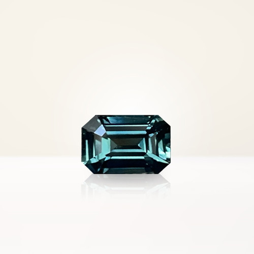 1.56 ct Emerald Cut Teal Sapphire - Nolan and Vada 1.56 ct Emerald Cut Teal Sapphire - Nolan and Vada