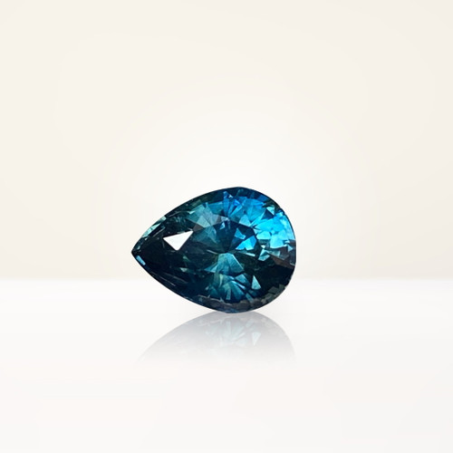 1.46 ct Pear Teal Sapphire - Nolan and Vada