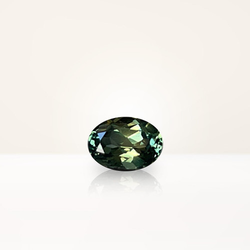 0.84 ct Oval Australian Parti Teal Sapphire - Nolan and Vada