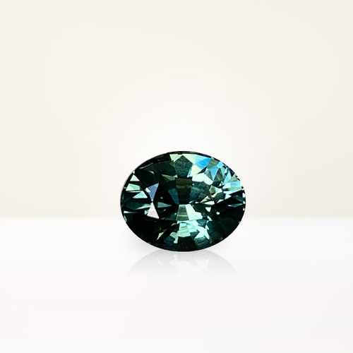 1.63 ct Oval Teal Sapphire - Nolan and Vada