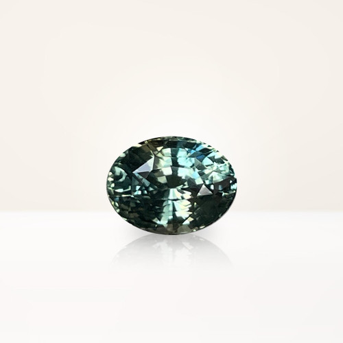 2.10 ct Oval Teal Sapphire - Nolan and Vada