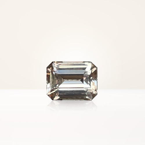 1.57 ct Emerald Cut Peach Sapphire - Nolan and Vada