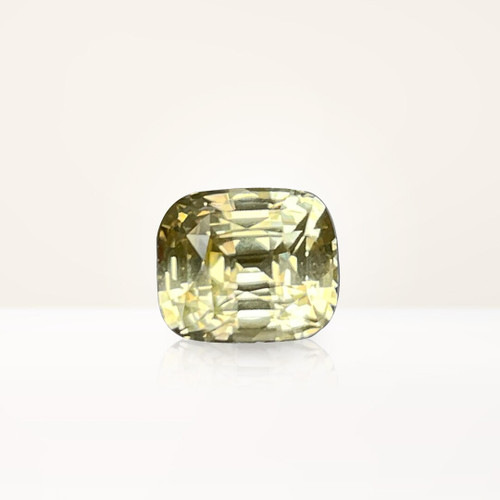 2.63 ct Cushion Yellow Sapphire - Nolan and Vada