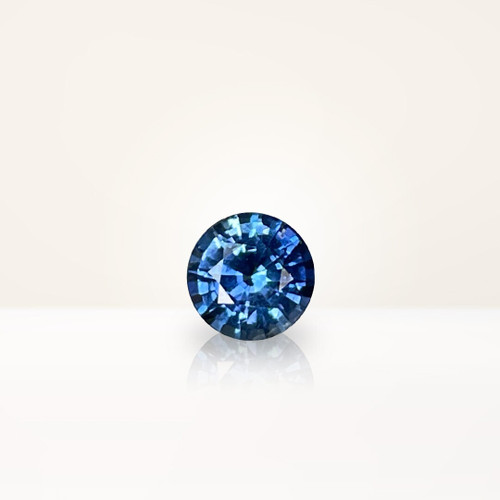 0.81 ct Round Blue Sapphire - Nolan and Vada