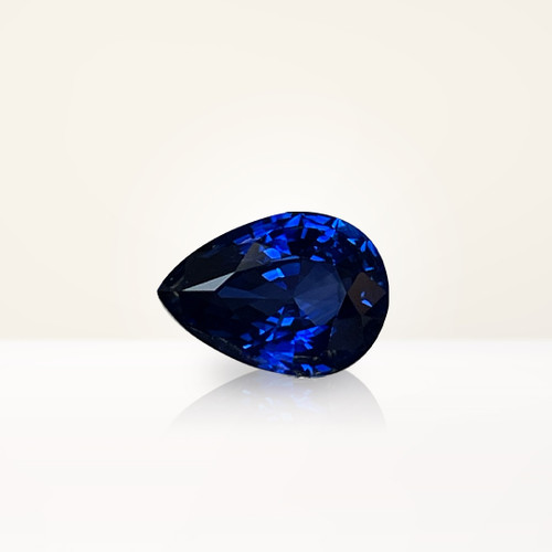 1.75 ct Pear Blue Sapphire - Nolan and Vada