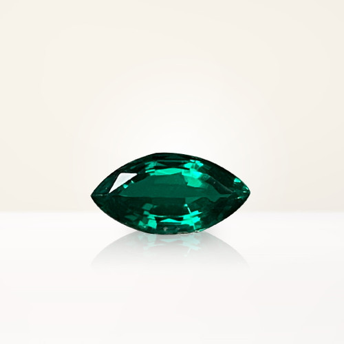 1.00 ct Marquise Green Lab Emerald - Nolan and Vada