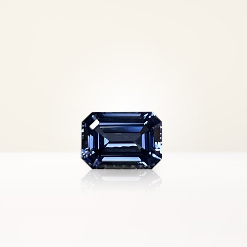 1.20 ct Emerald Cut Blue Lab Sapphire - Nolan and Vada